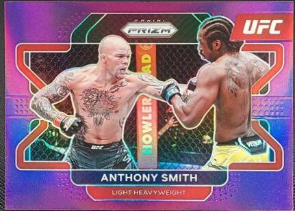 Anthony Smith 2022 Panini Prizm UFC Base #85 Purple