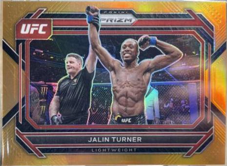 Jalin Turner 2023 Panini Prizm UFC Base #14 Orange