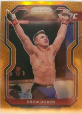 Drew Dober 2021 Panini Prizm UFC Base #22 Orange