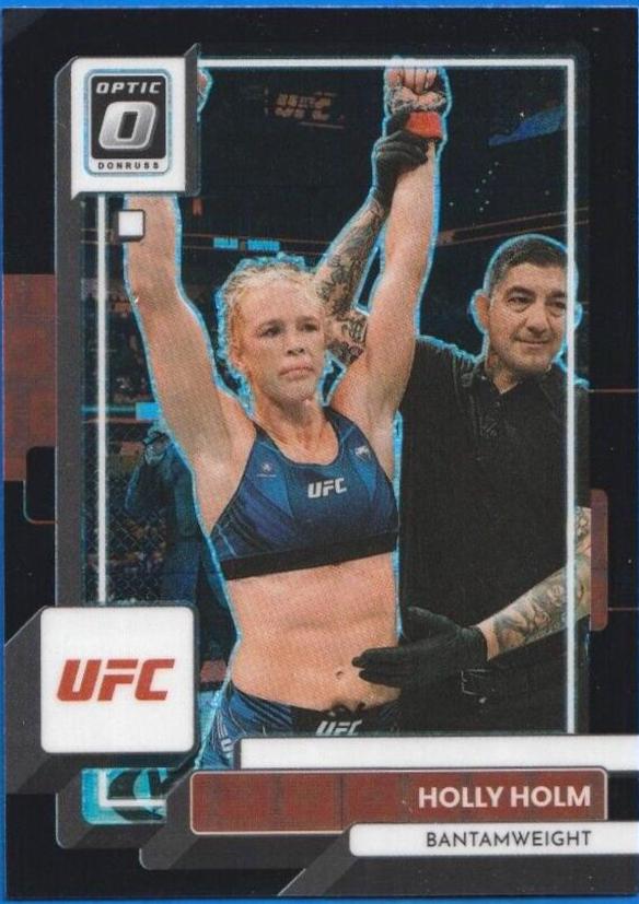 Holly Holm 2023 Panini Donruss Optic UFC Base #30 Black Pandora