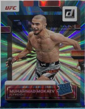 Muhammad Mokaev 2023 Panini Donruss UFC Base #212 Teal Laser