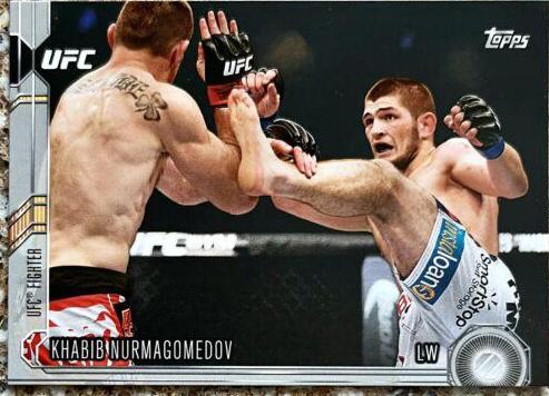 Khabib Nurmagomedov 2015 Topps UFC Chronicles Base #152 Silver