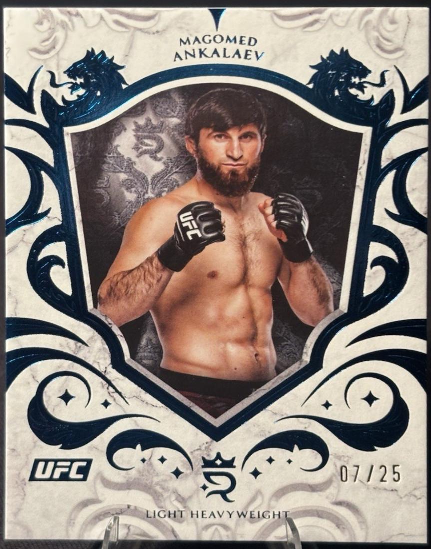 Magomed Ankalaev 2025 Topps Royalty UFC Base #22 Blue