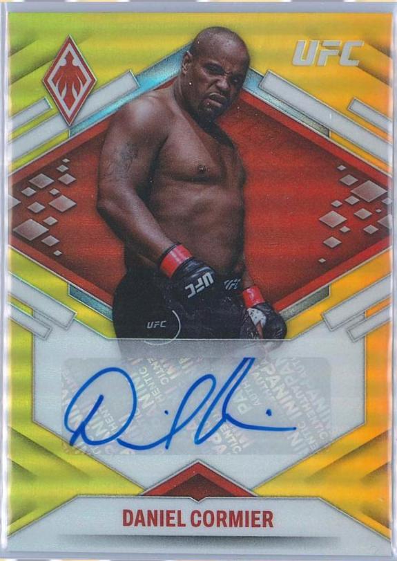Daniel Cormier 2022 Panini Chronicles UFC Phoenix Autographs #20 Gold