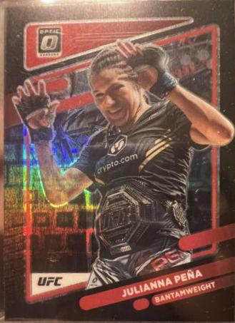 Julianna Peña 2022 Panini Donruss Optic UFC Base #5 Black Pandora