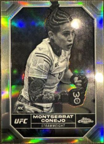 Montserrat Conejo 2024 Topps Chrome UFC Base #66 Negative Refractor