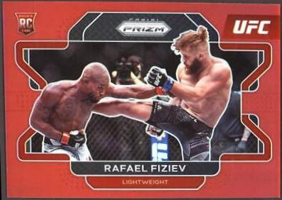 Rafael Fiziev 2022 Panini Prizm UFC Base #98 Red