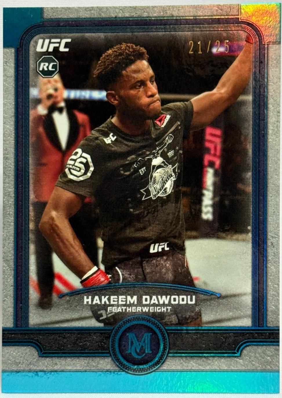 Hakeem Dawodu 2019 Topps UFC Museum Collection Base #13 Sapphire