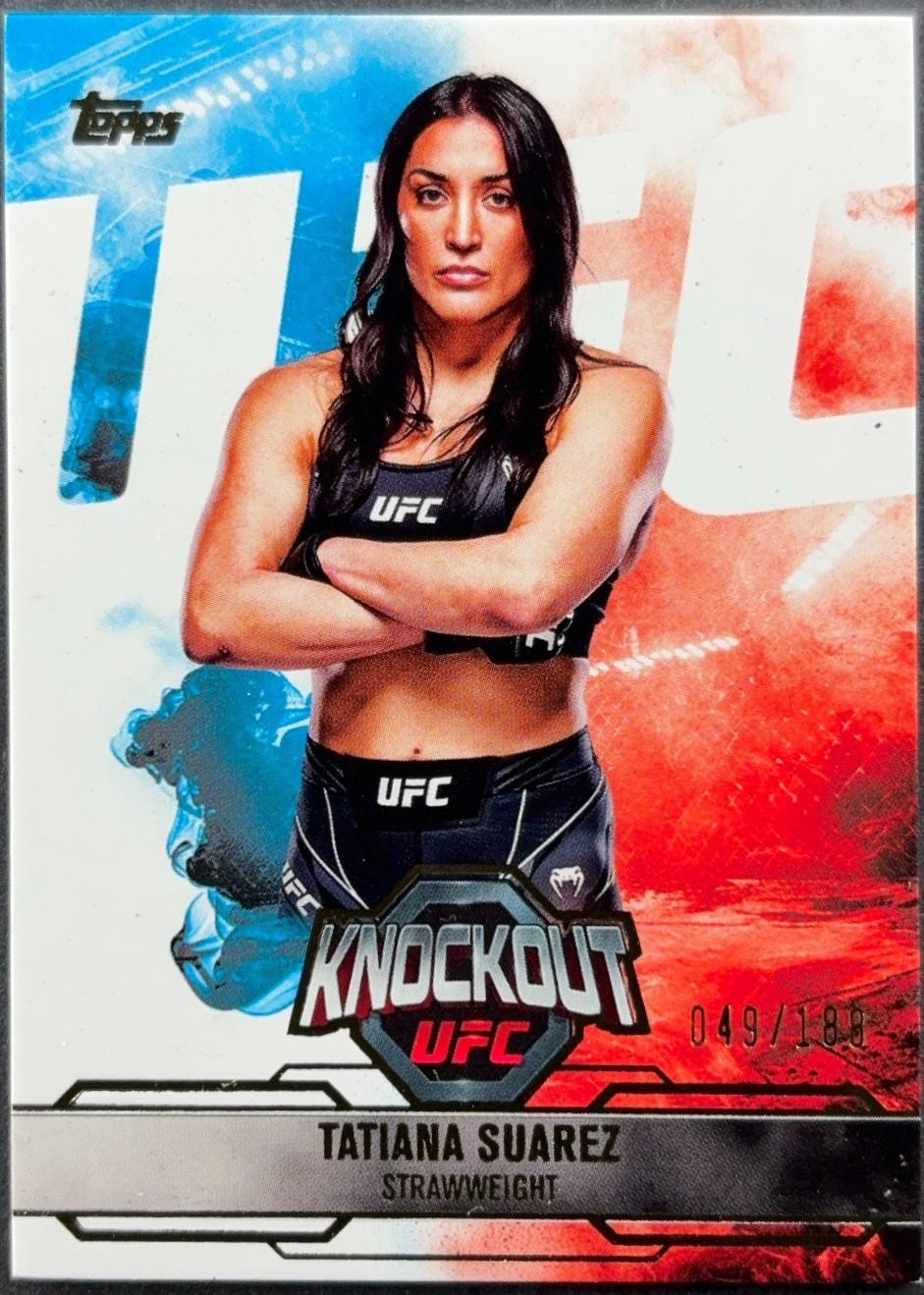 Tatiana Suarez 2025 Topps Knockout UFC Base #29 Gold