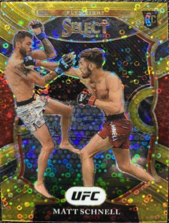 Matt Schnell 2021 Panini Select UFC Octagonside #275 Gold