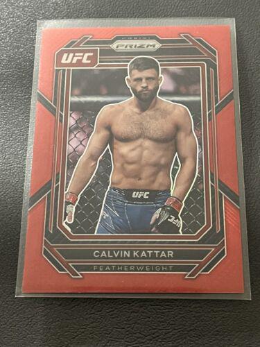 Calvin Kattar 2023 Panini Prizm UFC Base #163 Red