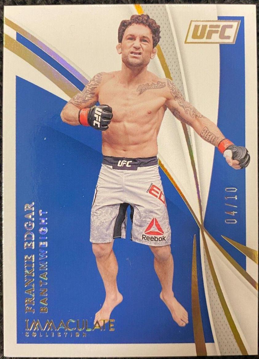 Frankie Edgar 2021 Panini Immaculate UFC Base #81 Gold