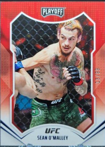 Sean O'Malley 2022 Panini Chronicles UFC Base Playoff #162 Red