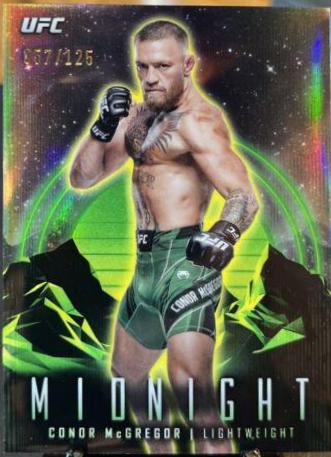 Conor McGregor 2024 Topps Midnight UFC Base #1 Morning