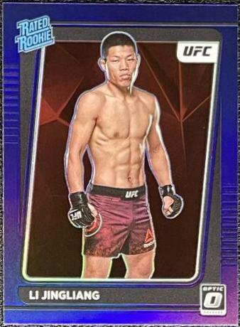 Li Jingliang 2022 Panini Donruss Optic UFC Base #113 Purple