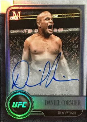 Daniel Cormier 2019 Topps UFC Museum Collection Museum Autographs #MA-DC Gold