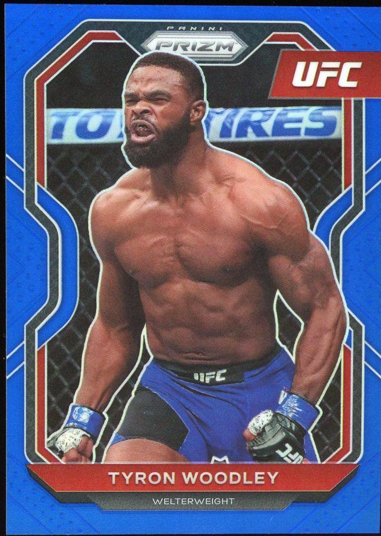 Tyron Woodley 2021 Panini Prizm UFC Base #33 Blue