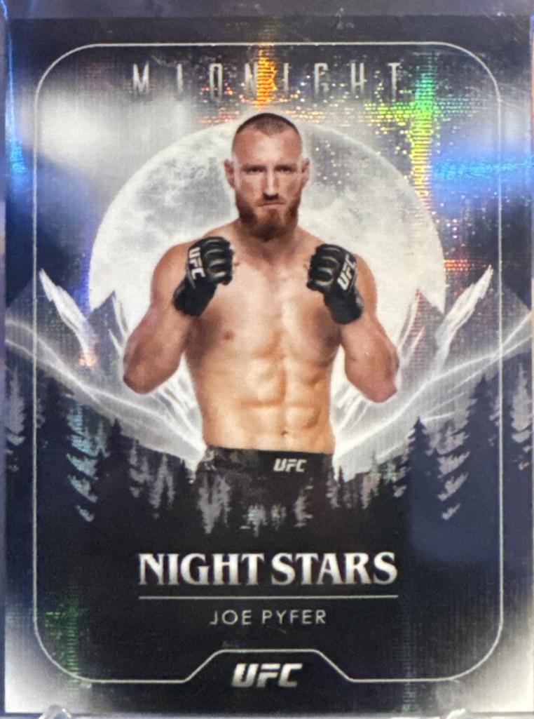 Joe Pyfer 2024 Topps Midnight UFC Night Stars #NS-19 Moon Beam