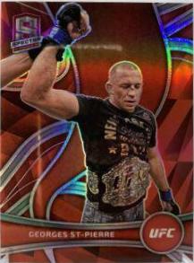 Georges St-Pierre 2022 Panini Chronicles UFC Base Spectra #392 Silver
