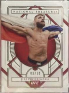Jiri Prochazka 2021 Panini Chronicles UFC Base National Treasures #355 Gold