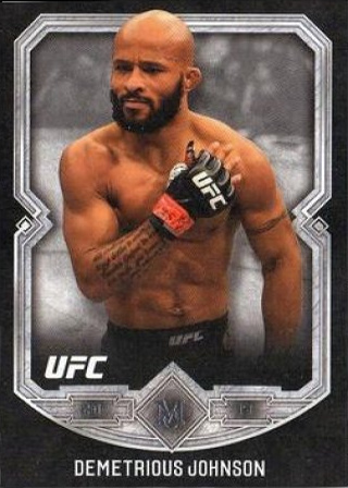 Demetrious Johnson 2017 Topps Museum Collection UFC Base #4 Ruby
