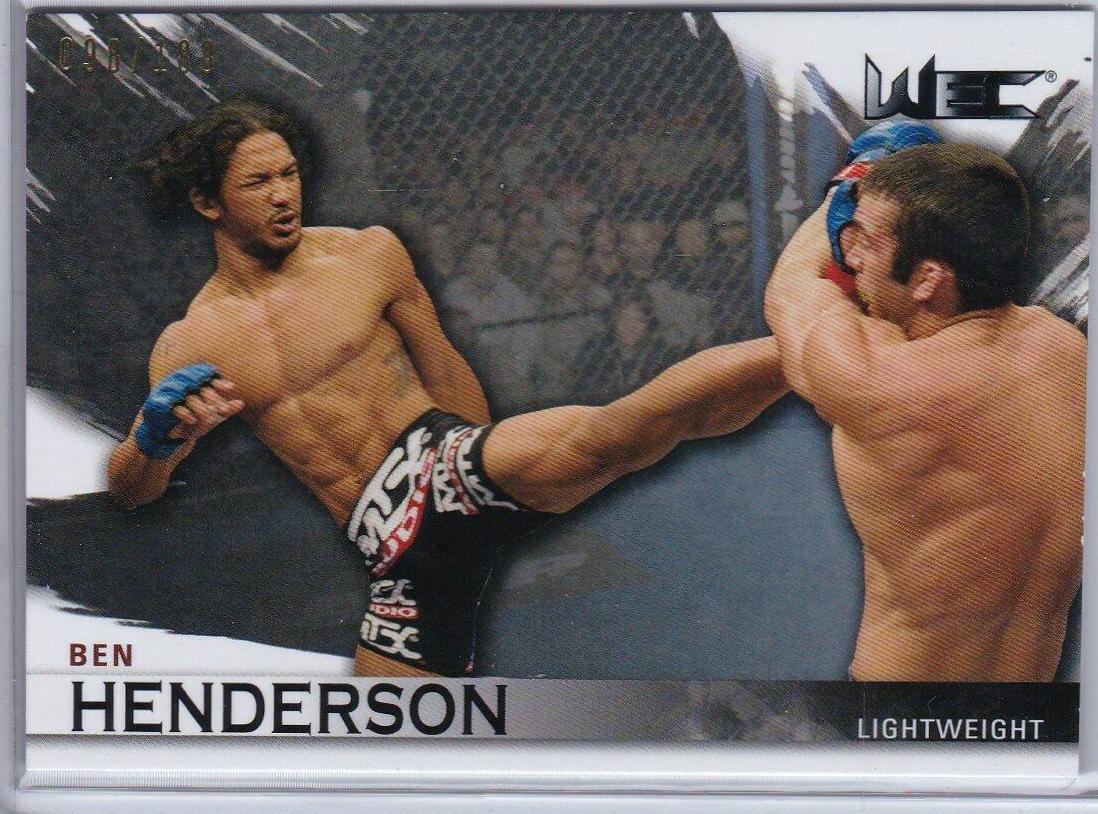 Benson Henderson 2010 Topps UFC Knockout Base #125 Silver