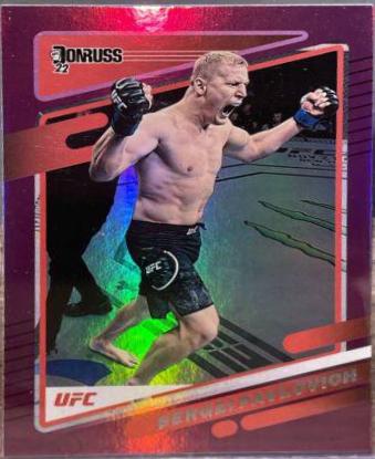 Sergei Pavlovich 2022 Panini Donruss UFC Base #198 Purple Flood