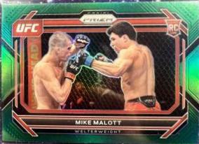 Mike Malott 2023 Panini Prizm UFC Base #19 Green
