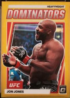Jon Jones 2023 Panini Donruss Optic UFC Dominators #9 Gold