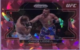 Chuck Liddell 2022 Panini Prizm UFC Base #9 Pink Ice