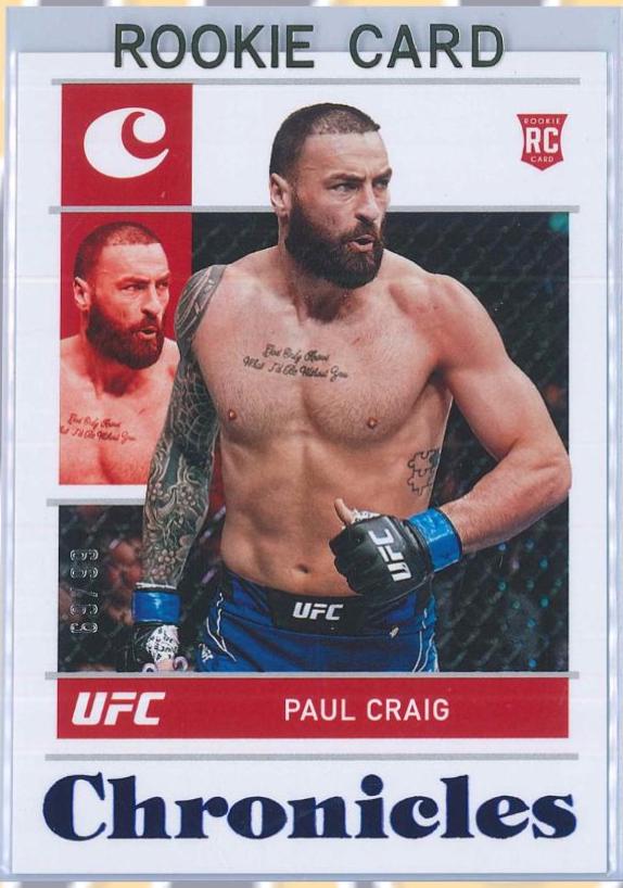 Paul Craig 2022 Panini Chronicles UFC Base Chronicles #96 Blue