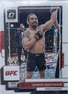 Robert Whittaker 2023 Panini Donruss Optic UFC Base #93 White Sparkle