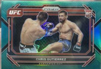 Chris Gutierrez 2023 Panini Prizm UFC Base #20 Teal
