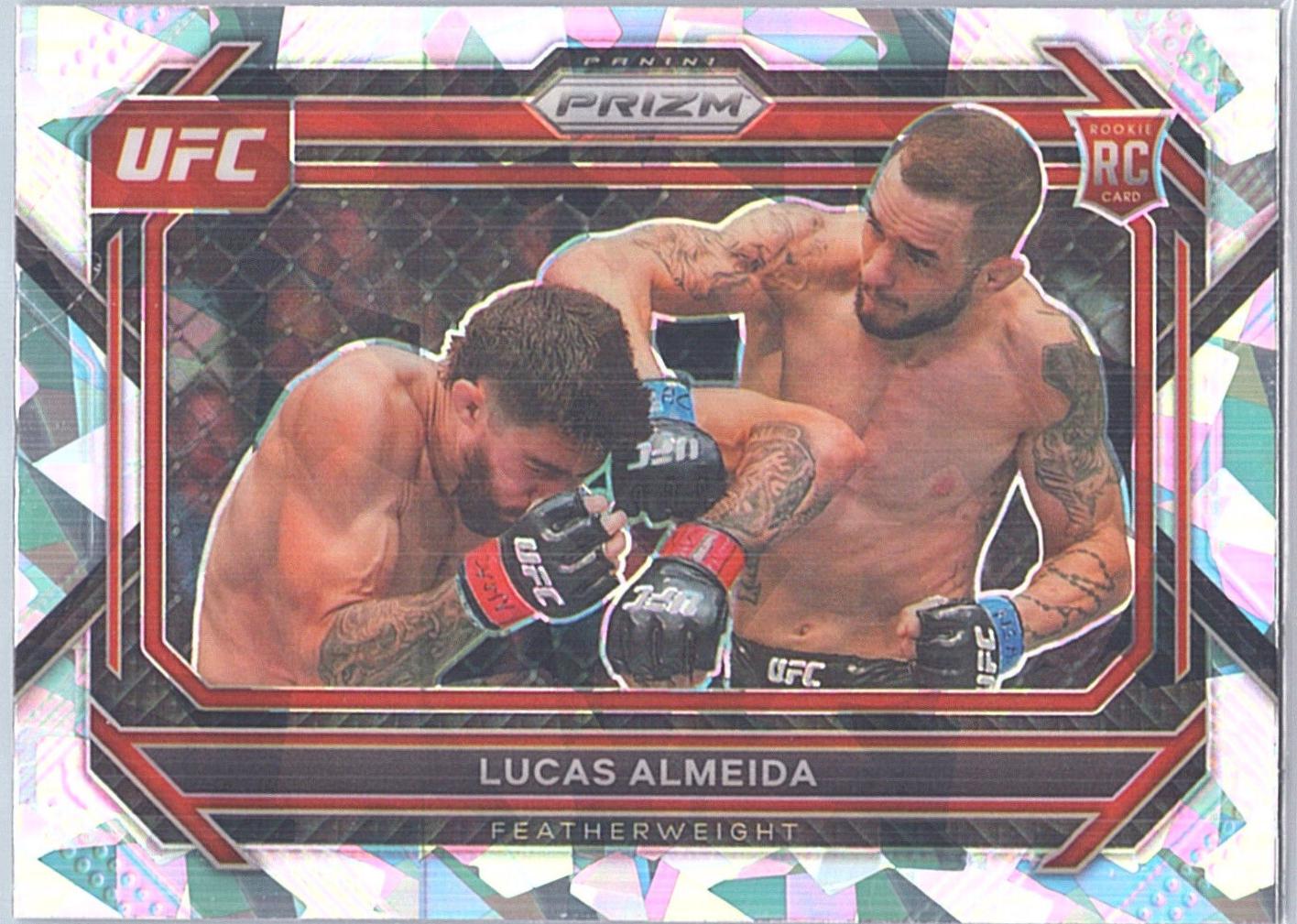 Lucas Almeida 2023 Panini Prizm UFC Base #75 Ice