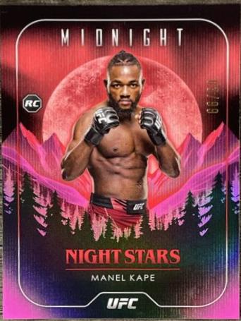 Manel Kape 2024 Topps Midnight UFC Base #14 Twilight