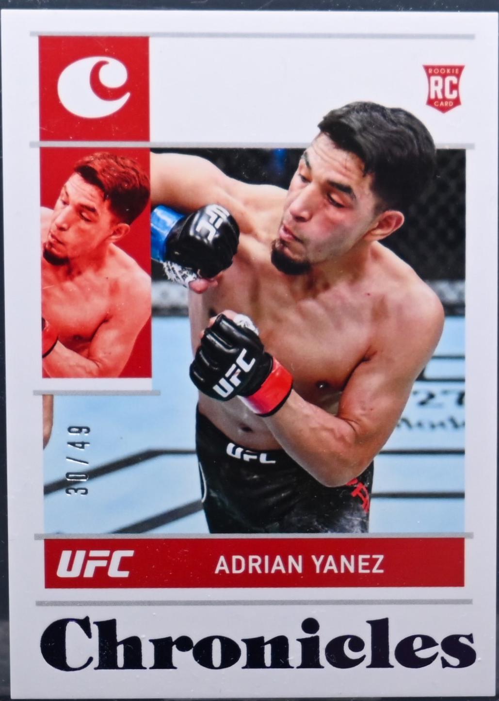 Adrian Yanez 2022 Panini Chronicles UFC Base Chronicles #78 Purple