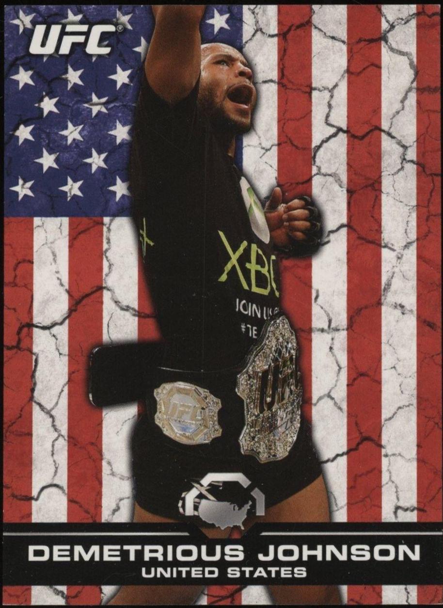 Demetrious Johnson 2013 Topps UFC Bloodlines Base #135 Flag