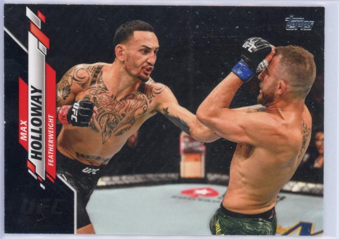 Max Holloway 2020 Topps UFC Base #47 Black