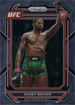 Randy Brown 2023 Panini Prizm UFC Base #106 Black