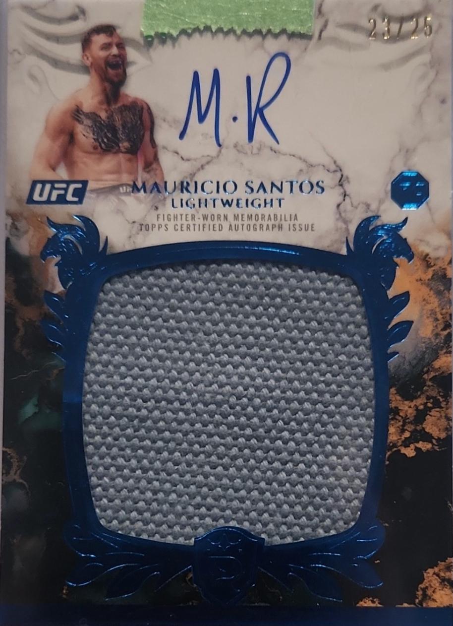Mauricio Ruffy 2025 Topps Royalty UFC Rookie Relic Autographs #RRA-MS Gold