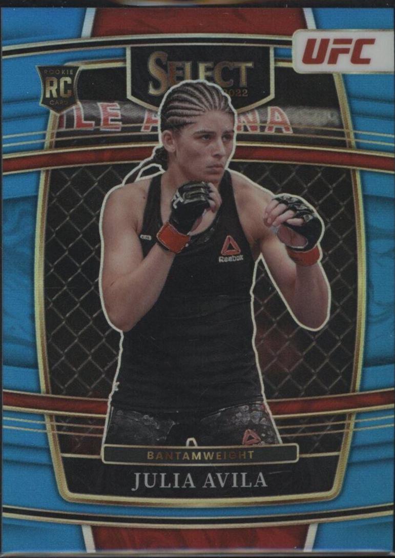 Julia Avila 2022 Panini Select UFC Concourse #91 Light Blue