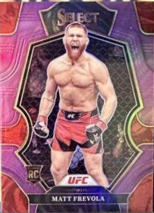Matt Frevola 2023 Panini Select UFC Premier Level #107 Purple