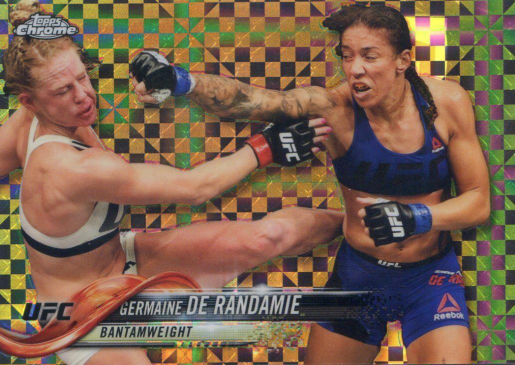 Germaine de Randamie 2018 Topps Chrome UFC Base #83 Refractor