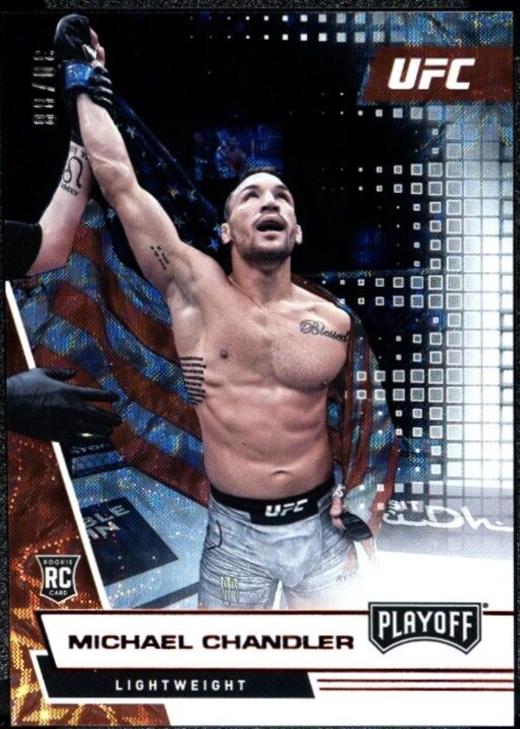 Michael Chandler 2021 Panini Chronicles UFC Base Playoff #65 Asia Red