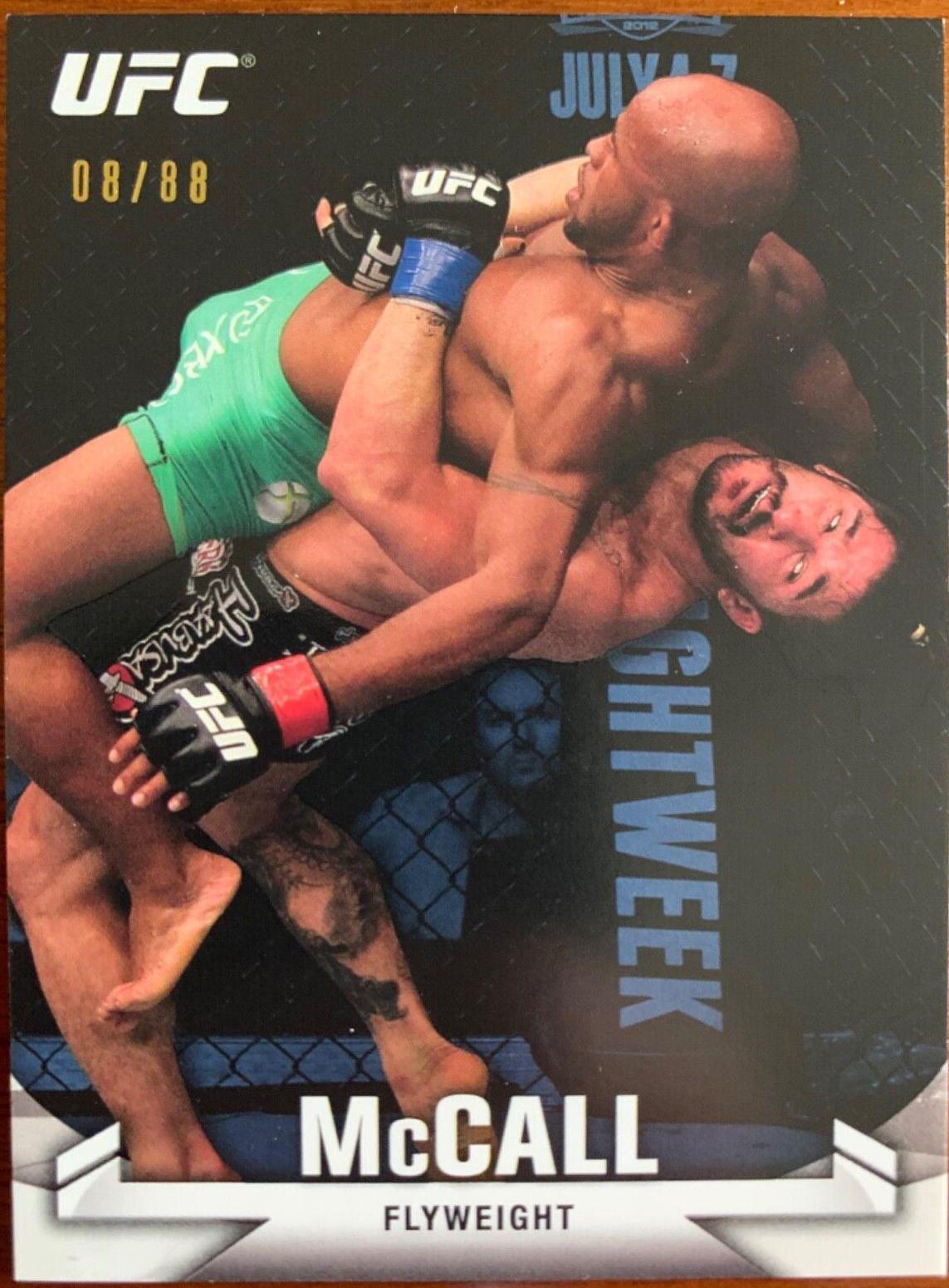 Ian McCall 2013 Topps UFC Knockout Base #61 Green