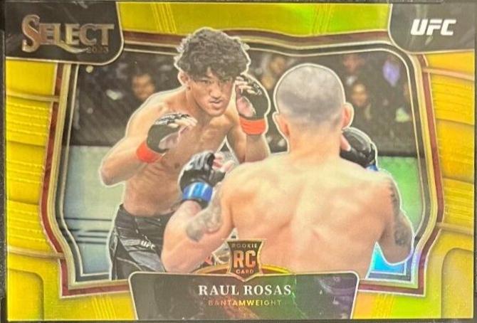 Raul Rosas 2023 Panini Select UFC Octagonside #275 Gold