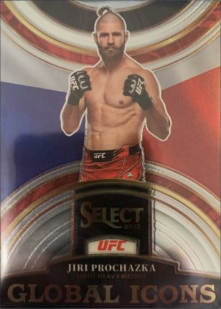 Jiri Prochazka 2023 Panini Select UFC Global Icons #7 Black