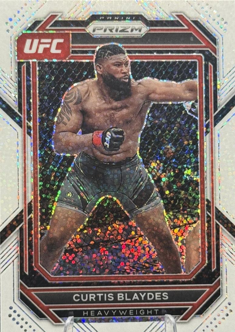 Curtis Blaydes 2023 Panini Prizm UFC Base #135 White Sparkle