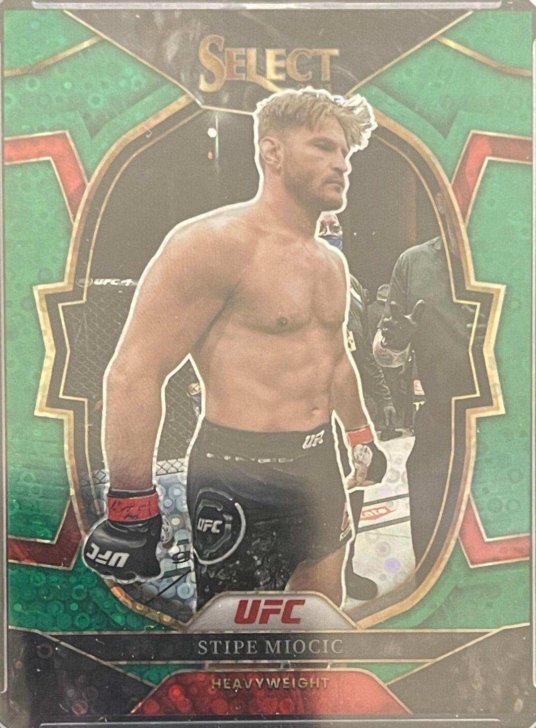 Stipe Miocic 2023 Panini Select UFC Concourse #43 Green Disco