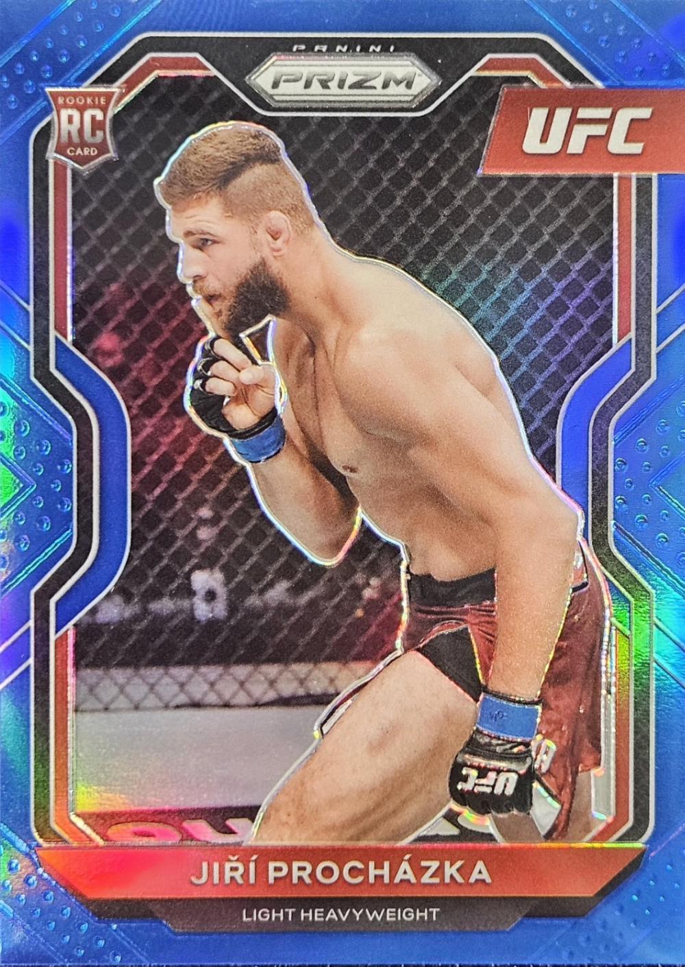 Jiri Prochazka 2021 Panini Prizm UFC Base #84 Blue